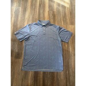 Straight Down Mens XL  Performance Short Sleeve Stretch Golf Polo